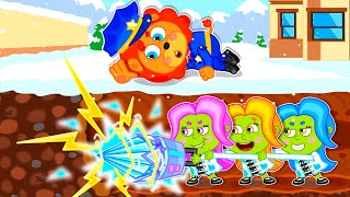 Aslan Yavrusu Gizemli Titreşim Çocuklar Için Çizgi Film