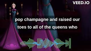 If All The Kings Had Thier Queen On Their Throne