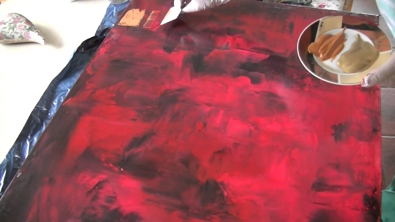 Acrylmalerei Spachteln SPEED acrylic painting spackling YouTube
