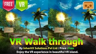 VR Walk through for Google Cardboard Enjoy the VR experience in beautiful VR island. screenshot 2