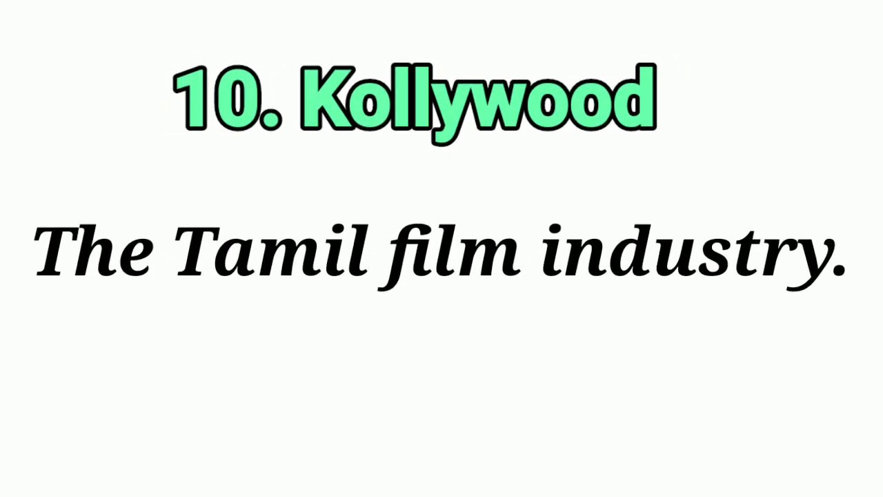 The Regional Film Industries in India