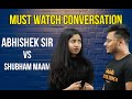 Abhishek sir vs shubham maam  hilarious conversation  must watch  glimpse of vedantu