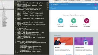 Back @ TACC - Ionic Chat 03: Setting up a Firebase project