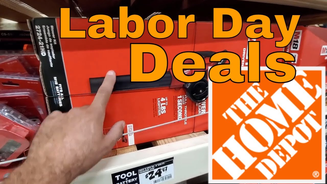 Home Depot Labor Day Sales Milwaukee, Ryobi, and more YouTube