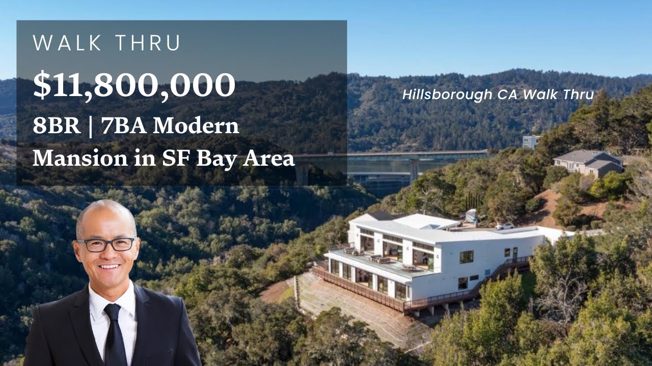 Walk Thru of 45 Calaveras Ct $11,800,000 8BD | 7BA 7132sf in Hillsborough CA