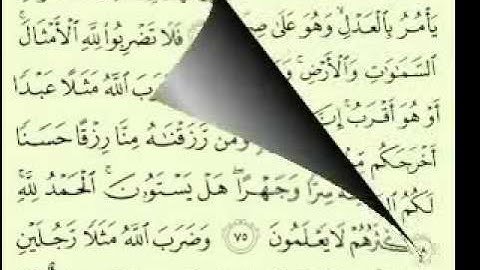 16  سورة النحل الجزء 3-2 الآية 93-55 تلاوة الشيخ ماهر المعيقلي مع الآيات