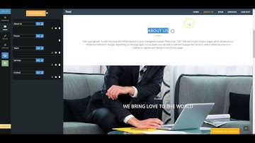 SITE123 - How to edit page title