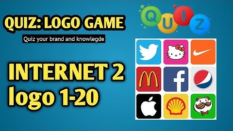 QUIZ: LOGO GAME LEVEL INTERNET 2 ALL ANSWERS. LOGO 1-20 #logoquizgames