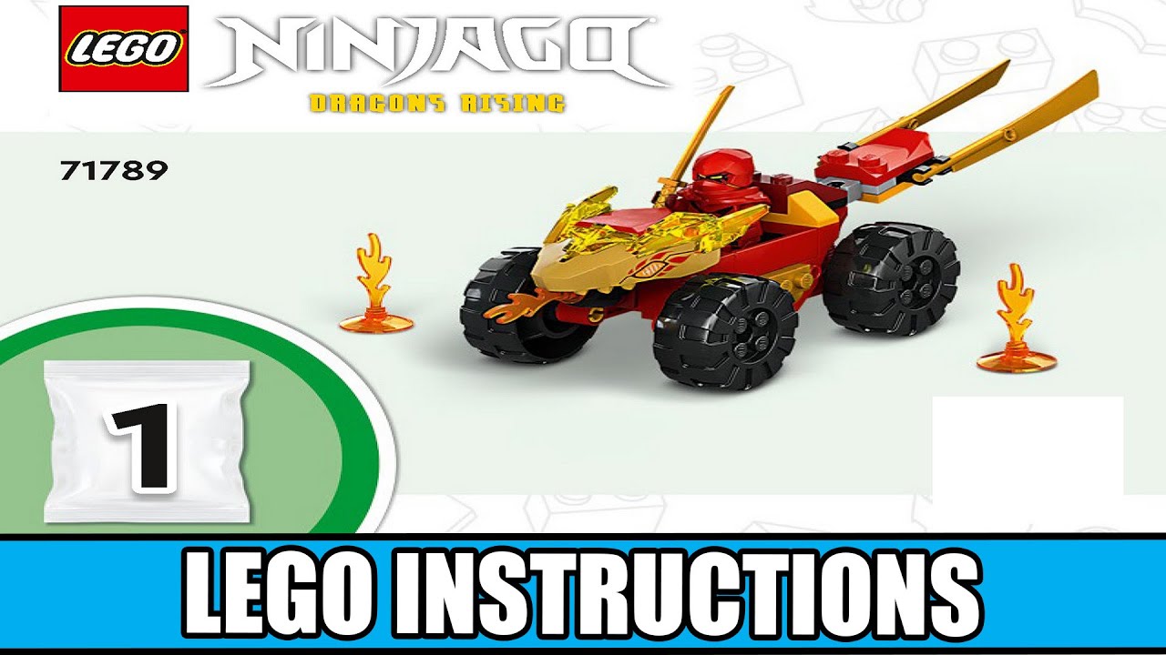 LEGO Instructions | Ninjago | 71789 | Kai and Ras's Car and Bike