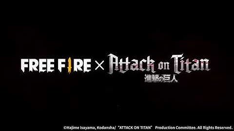 FREE FIRE X ATTACK ON TITAN Trailer 🔥||