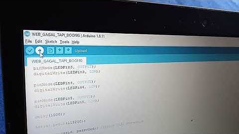 Praktek Web Server 5 Lampu Led menggunakan Arduino