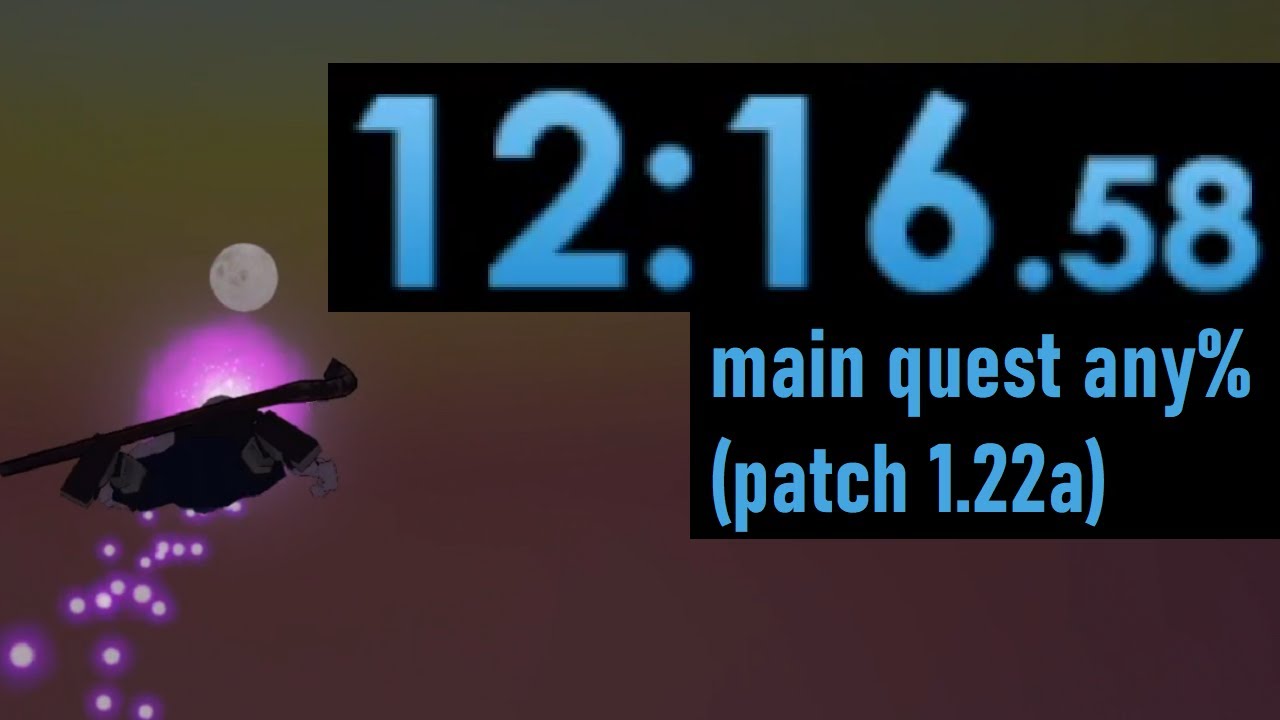 Gedonia speedrun main quest any% 