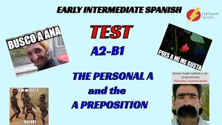 70 Early Intermediate A2-B1 Test  #learnspanish #test #spanishlanguage #spain  LightSpeed Spanish