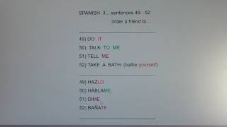 3 Sents 49-52: (order a friend) Do it!...