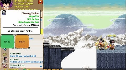 [Ngọc rồng online] Cải trang yardrat thanh niên up nhanh nhất của năm ~~