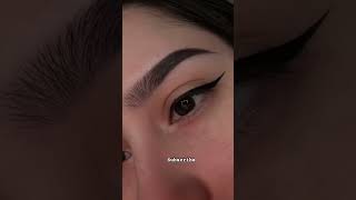 Easy Eyeliner Hack♥️ #eyemakeup #makeuptutorial #makeup #makeuphacks #youtubeshorts #shortvideo #fyp