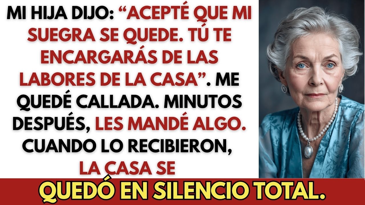 Mi Hija Dijo： “Acepté Que Mi Suegra Se Quede y Tú Te Encargarás de Las Labores”  Minutos