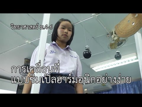 วิทยาศาสตร์ ม.4-6 ฟิสิกส์ การเคลื่อนที่แบบซิมเปิลฮาร์มอนิกอย่างง่าย ครูอาทิตย์ พงศ์สุพัฒน์