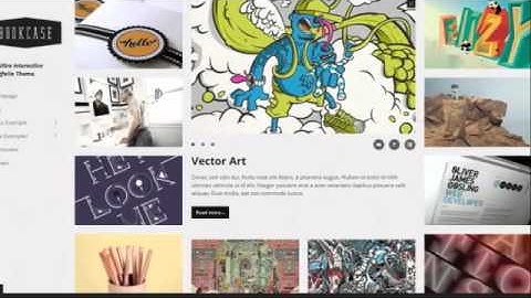 Bookcase - Wordpress Portfolio Theme