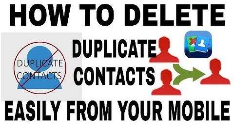 HOW TO DELETE DUPLICATE CONTACTS FROM MOBILE  REDMI NOTE 4, REDMI 4, REDMI 5A AND OTHERS EASILY