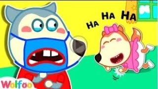 100 Layers Food Challenge   Wolfoo Learns Good Manners For Kids When Eating Buffet   Wolfoo Channel