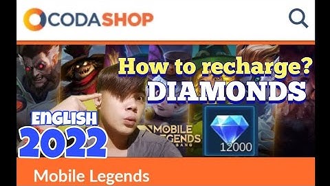 HOW TO RECHARGE A DIAMONDS ON MOBILE LEGENDS BY CODASHOP | ENGLISH | STEP BY STEP TUTORIALS