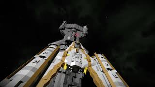 Republic Y-Wing Weapons Mod Preview - Space Engineers - Vanilla