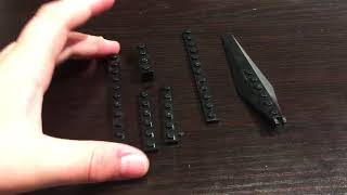 How to make a Lego throwing knife