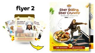 Social Media Flyer Design Spring Rolls Flyer | Flyer 2