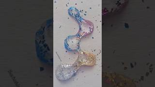 👑💎Water drops fun#glitter #entertainment#colormixing  #trending#satisfying#art#viralshort🥳