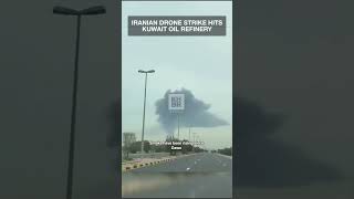 Massive Fire At Kuwaits Mina Alahmadi Refinery After Reported Iranian Drone Strike