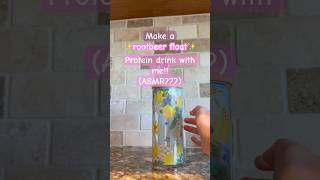 Root beer float protein drink?? #foryou #trending #relatable #aesthetic #viral #proteindrinks #wow ￼