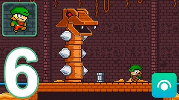 Super Dangerous Dungeons - Gameplay Walkthrough Part 6 - Sand Dungeon: Levels 1-10, Boss (iOS)