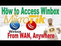 Mikrotik 07 How to | Access Mikrotik router Winbox from WAN from anywhere using ddns cloud