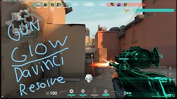 UPDATED 2022! BEST GUN GLOW TUTORIAL! NO PLUGINS NEEDED! DAVINCI RESOLVE!