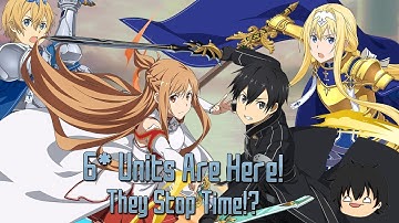 6 Star Units Are Here! Free Multi Scout!? They Stop Time!! 2nd Anni - Sword Art Online Memory Defrag
