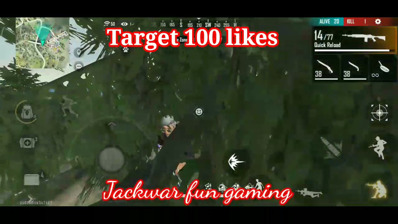 Free fire rank push hidden place in Bermuda| secret place to tree 🌳|Jackwar fun gaming| in 