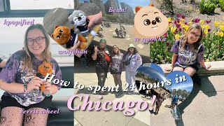 Spend 24 hours in Chicago • kpop • Chinatown • knock off skzoo • seeing yoongi