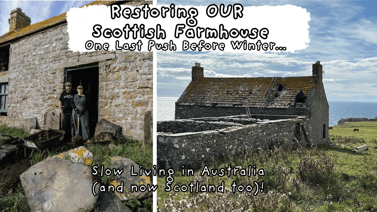 Последний рывок перед зимой | Восстановление нашего шотландского фермерского дома