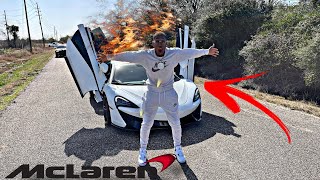 TESTING THE LAUCH CONTROL ON A 570S MCLAREN