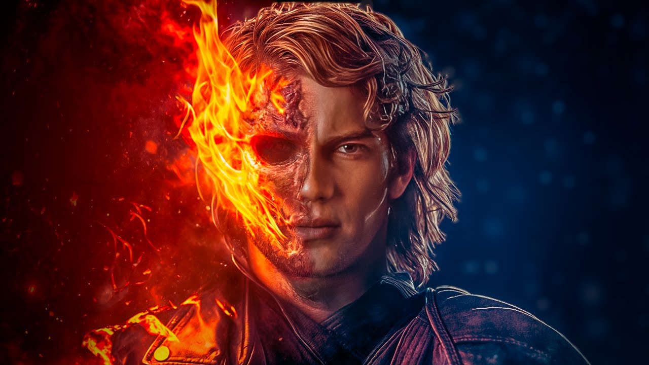 What if Anakin Skywalker Became Ghost Rider on Mustafar