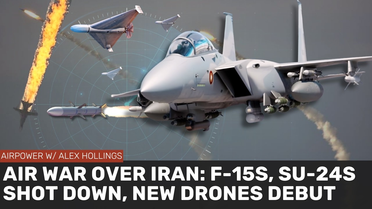 Air War Over Iran: F-15Es Down, Su-24s destroyed, LUCAS drone debut