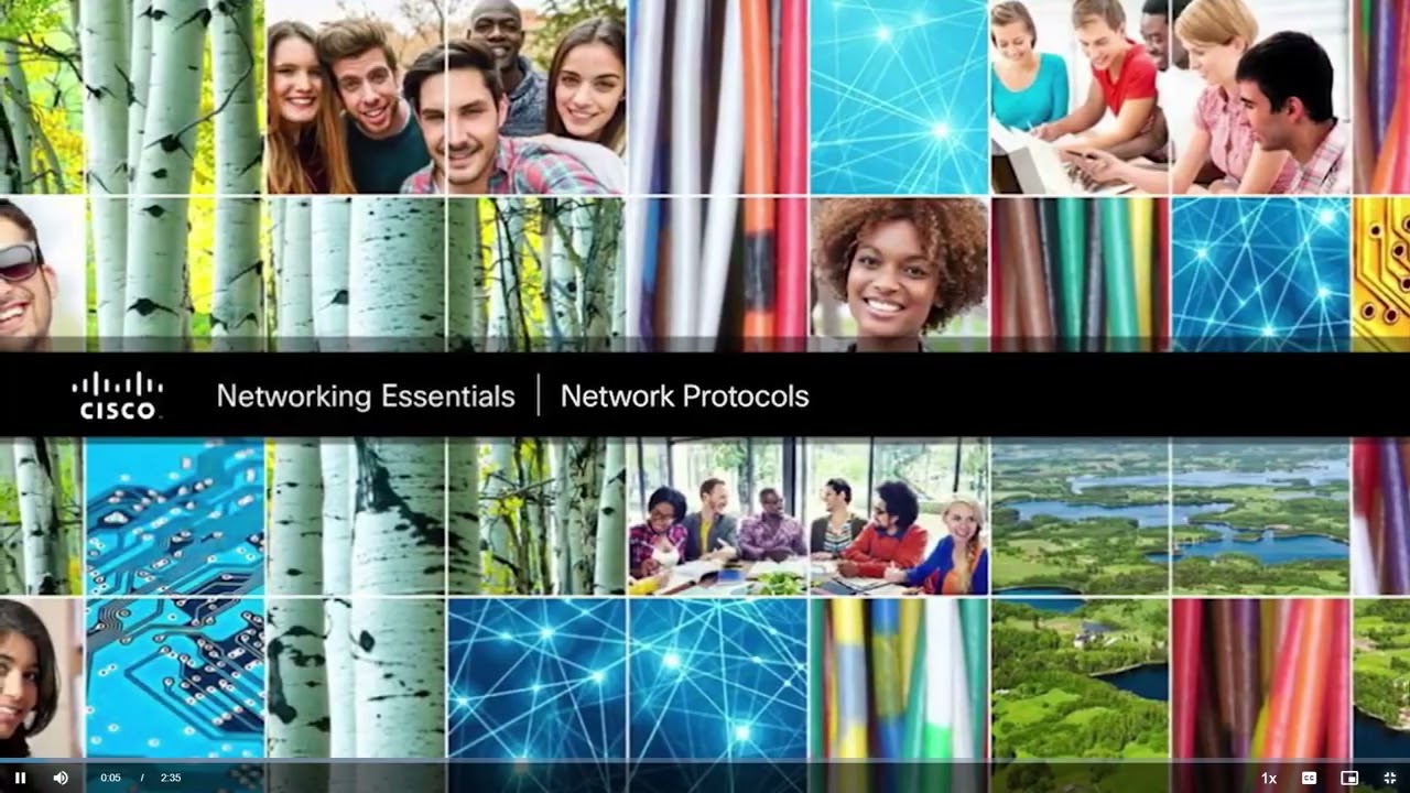 curso de cisco - introduccion Redes y  ciberseguridad. modulo 5, 6 y 7.