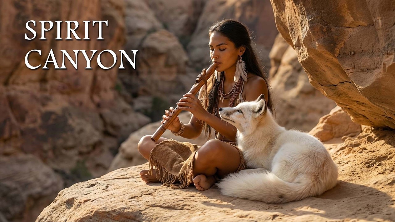 Spirit Canyon | Native Flute Music, Soft Tribal Calm, Serenity & Stress Relief