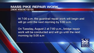 Mass Pike repair work in Lee and Becket this week Profile