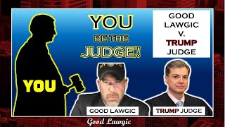 Good Lawgic V Trump Judge You Be The Judge Who Won This Oral Argument That I Had In Court?