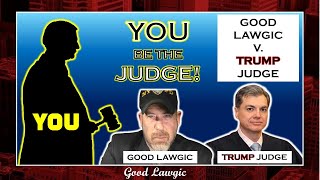 Good Lawgic v. TRUMP Judge: YOU Be The Judge!!! Who Won This Oral Argument That I Had In COURT?