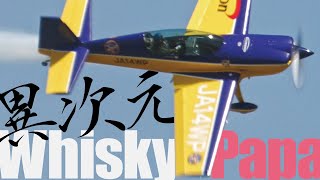 【岩国FD2025】飛行機でト音記号を描く！異次元すぎるウィスキーパパのデモ飛行（午後の部）