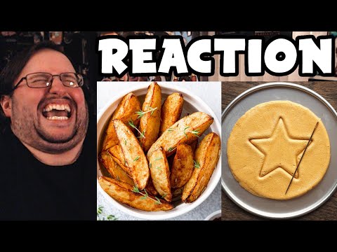 Gor's "How To Make Dalgona Candy & Potato Wedges by HowToBasic" REACTION