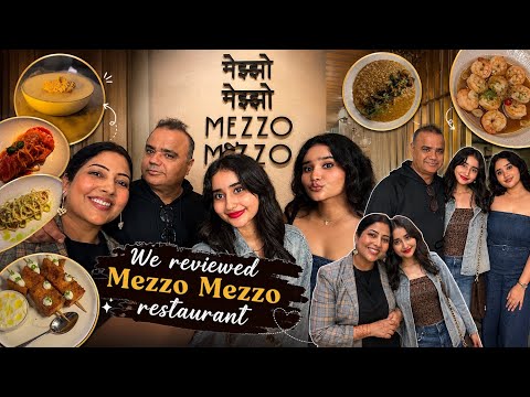 We Reviewed Mezzo Mezzo Restaurant✨🥰❤️ l Disha Tewani l Daily Vlog